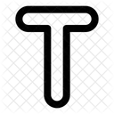 Capital T Letter Typography T Loading T Letter 아이콘