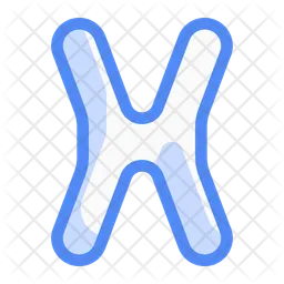 Capital x letter  Icon