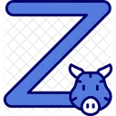 Capital Z Design Typography Icon