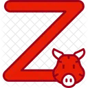 Capital Z Design Typography Icon