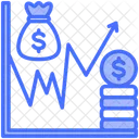 Capitalisation Boursiere Argent Marche Icône
