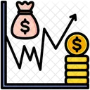 Capitalizacion De Mercado Dinero Mercado Icono