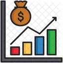 Capitalizacion De Mercado Dinero Capital Icono