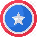 Escudo del capitan america  Icono