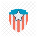 Escudo del capitan america  Icono