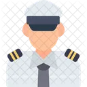 Capitao Navio Barco Ícone