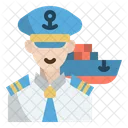 Capitao Avatar Piloto Ícone