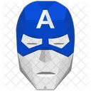 Capitao America Rosto Icon