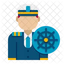 Capitão do barco  Ícone