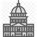 Capitol Building Landmark Icon