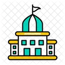 Capitol Building Landmark Icon