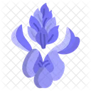 Capot Azul Flor Flores Icono