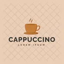Cappuccino Logo Hot Coffee Cappuccino Logomark Icon