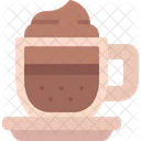 Cappuccino Drink Coffee Shop Icon