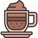Cappuccino Drink Coffee Shop Icon