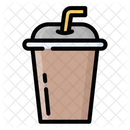 Cappuccino ice coffee  Icon
