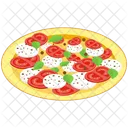Caprese Salad Dish Cheese Salad Icon
