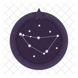 Capricorn constellation  Icon