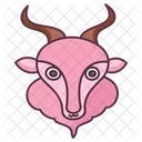 Capricorn Symbol  Icon