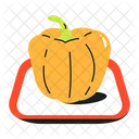 Sweet Pepper Capsicum Yellow Paprika Icon