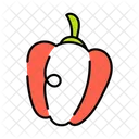 Sweet Pepper Capsicum Red Paprika Icon