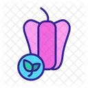Organic Foods Eco Icon
