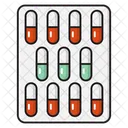 Capsula Medicina Pastillas Icono