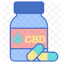 Capsulas Cbd Pilulas Cbd Drogas Ícone