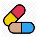 Capsule Pills Drugs Icon