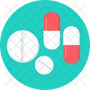 Capsule And Tablet Capsule Medicine Icon