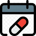 Capsule Calendar Medical Appointment Hospital Appointment Icon