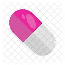 Capsule form of medication  Icon