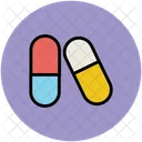 Capsules Drugs Medicine Icon