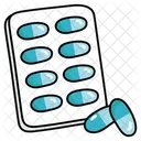 医薬品、健康、カプセル アイコン