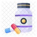 Capsules Bottle  Icon