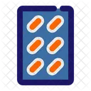Capsules Strip Capsules Tablets Icon