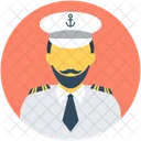 Captain Boat Pilot Icon