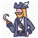 Captain Hook Pirate Icon
