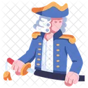Male Captain Sailor Icon