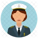 Captain Woman Avatar Icon