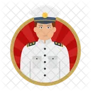 Pilot Sailor Marine Icon