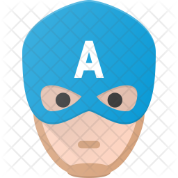 Captain america Icon - Download in Flat Style