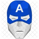 Captain America Face Icon