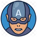 Captain America Warrior Superhero Icon