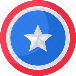Captain america shield  Icon