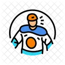 Captain Ice Hockey Icon