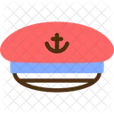 Captain S Hat Nautical Headwear Skipper Hat 아이콘