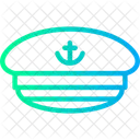 Captain S Hat Nautical Headwear Skipper Hat Icon