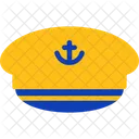 Captain S Hat Nautical Headwear Skipper Hat Icon