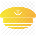 Captain S Hat Nautical Headwear Skipper Hat Icon